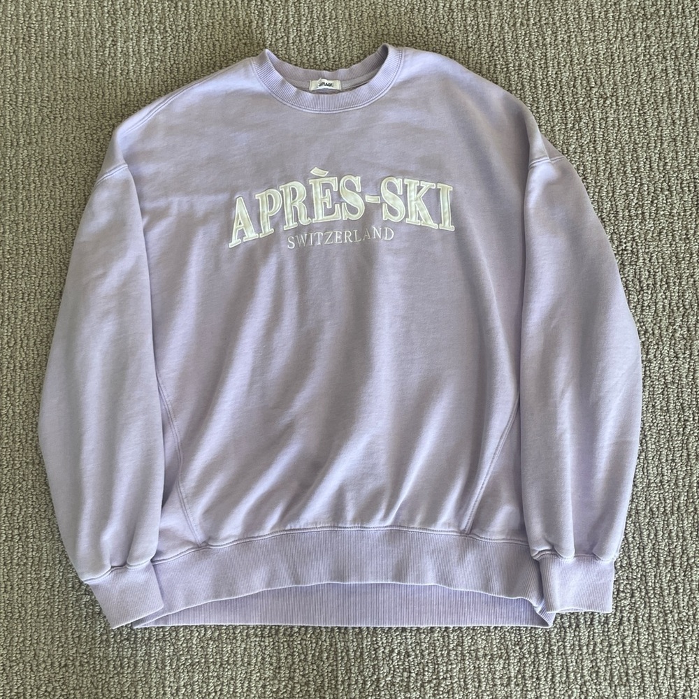 Lavender Garage Crewneck